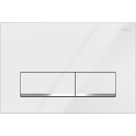 Mexen Fenix 12 splachovacie tlačidlo, biele lesklé - 601200