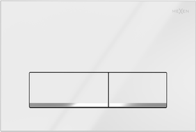 Mexen Fenix 12 splachovacie tlačidlo, biele lesklé - 601200