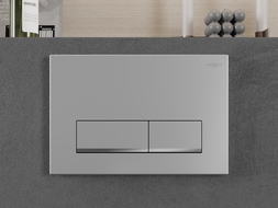 Mexen Fenix 12 splachovacie tlačidlo, matný chróm - 601202