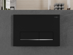 Mexen Fenix 12 splachovacie tlačidlo, čierny matný - 601203