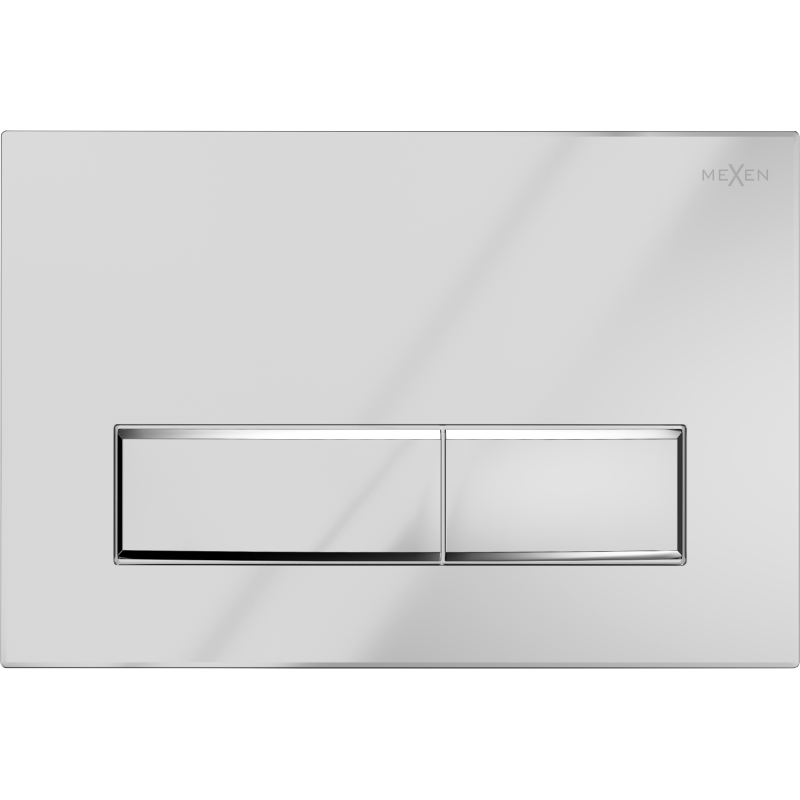 Mexen Fenix 09 splachovacie tlačidlo, lesklý chróm - 600901