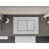 Mexen Fenix 10 XS splachovacie tlačidlo, Biela - 601000