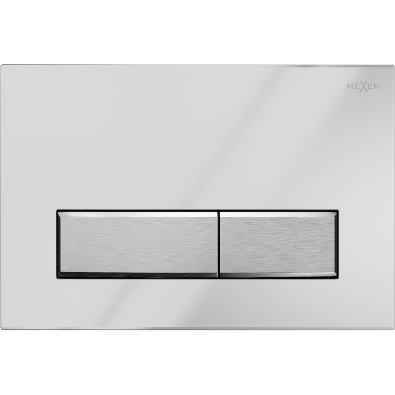 Mexen Fenix 09 splachovacie tlačidlo, lesklý chróm - 600999