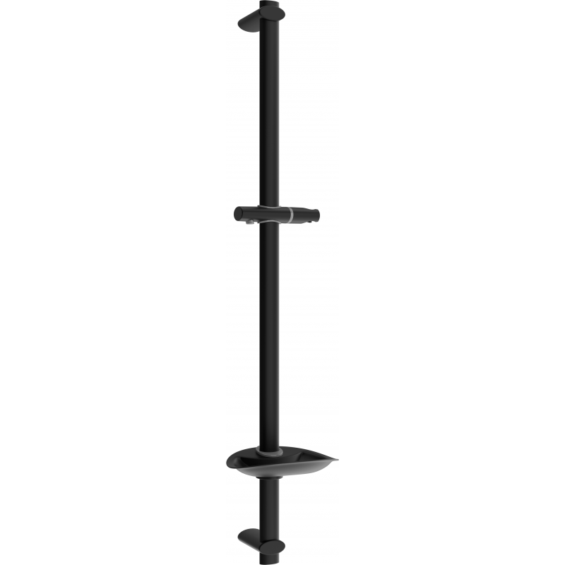 Mexen DB sprchový stojan s mydelničkou 75 cm, čierna - 79384-70