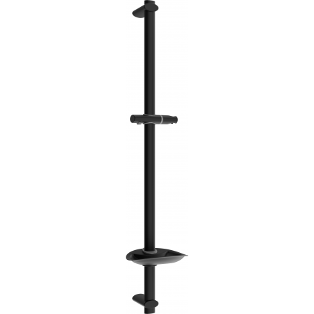Mexen DB sprchová tyč s mýdlenkou 75 cm, čierna - 79384-70