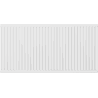Mexen C22 doskový radiátor 300 x 400 mm, bočné pripojenie, 373 W, biely - W422-030-040-00