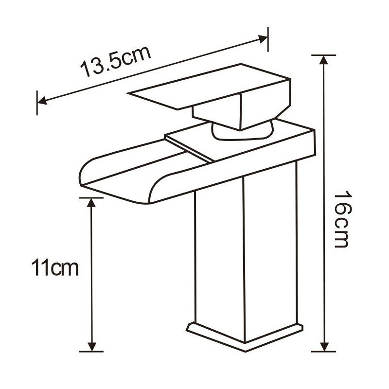 Mexen Hydra batéria umývadlová, chróm - 744900-00