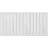 Mexen C21 doskový radiátor 600 x 1600 mm, bočné pripojenie, 2051 W, biely - W421-060-160-00