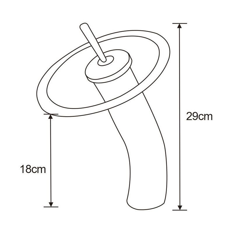 Mexen Niagara vysoká umývadlová batéria, chróm - 745610-00