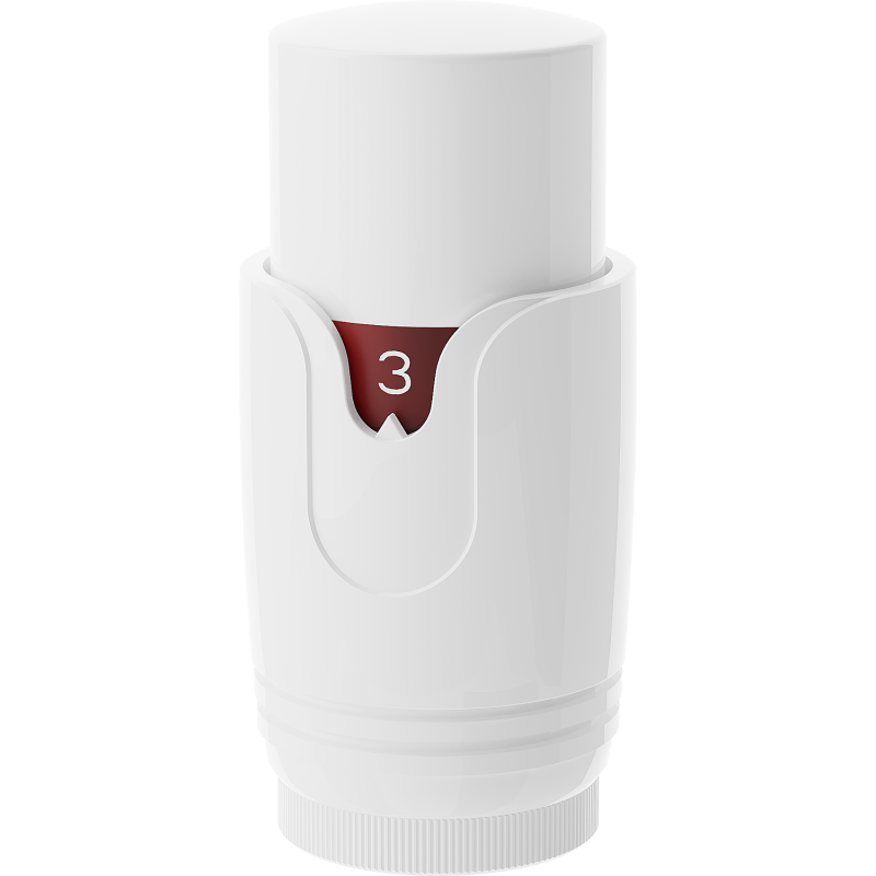 Mexen Uni-Term termostatická hlavica pre radiátor, biela - W900-000-20