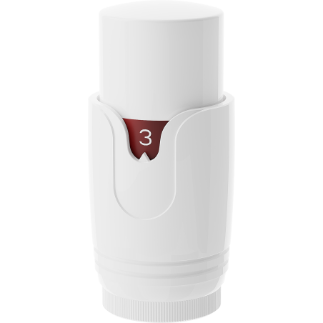 Mexen Uni-Term termostatická hlavica pre radiátor, biela - W900-000-20