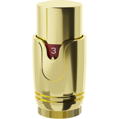 Mexen Uni-Term termostatická hlavica na radiátor, zlatá - W900-000-50