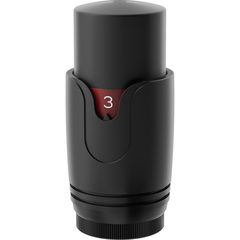 Mexen Uni-Term termostatická hlavica na radiátor, čierna - W900-000-70