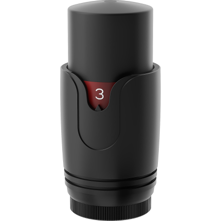 Mexen Uni-Term termostatická hlavica na radiátor, čierna - W900-000-70