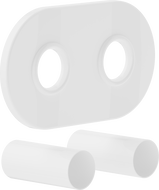 Mexen Uni-Term R dvojitá maskovacia sada na radiátor, biela - W905-000-20