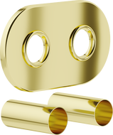 Mexen Uni-Term R sada zdvojených maskovacích nástavcov na radiátor, zlatá - W905-000-50