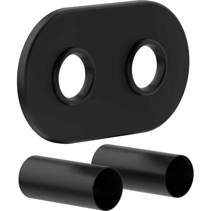 Mexen Uni-Term R dvojitá maskovacia sada na radiátor, čierna - W905-000-70