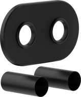 Mexen Uni-Term R dvojitá maskovacia sada na radiátor, čierna - W905-000-70