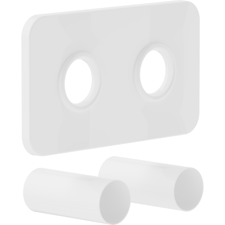 Mexen Uni-Term S dvojitá krycia sada na radiátor, biela - W910-000-20