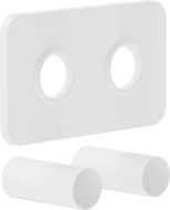 Mexen Uni-Term S dvojitá krycia sada na radiátor, biela - W910-000-20