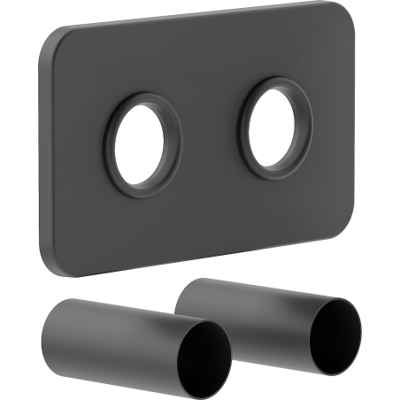 Mexen Uni-Term S sada na maskovanie radiátora dvojitá, antracit - W910-000-66