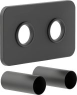 Mexen Uni-Term S sada na maskovanie radiátora dvojitá, antracit - W910-000-66