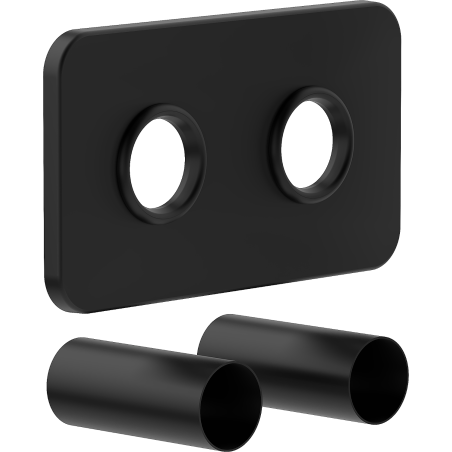 Mexen Uni-Term S dvojitá maskovacia súprava na radiátor, čierna - W910-000-70