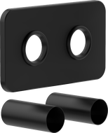 Mexen Uni-Term S dvojitá maskovacia súprava na radiátor, čierna - W910-000-70