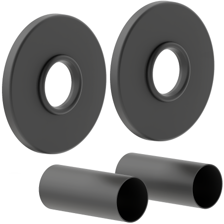 Mexen Uni-Term R sada maskovacia jednotlivá pre radiátor, antracit - W904-000-66