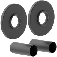 Mexen Uni-Term R sada maskovacia jednotlivá pre radiátor, antracit - W904-000-66