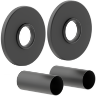 Mexen Uni-Term R sada maskovacia jednotlivá pre radiátor, antracit - W904-000-66