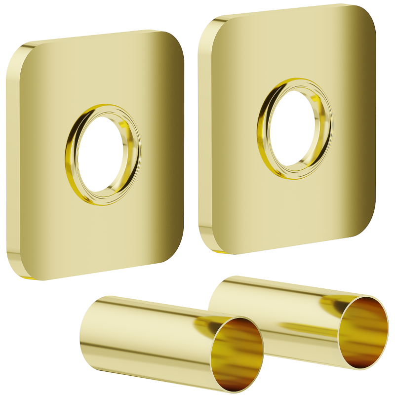 Mexen Uni-Term Sada jednobodový krycí pre radiátor, zlatá - W909-000-50