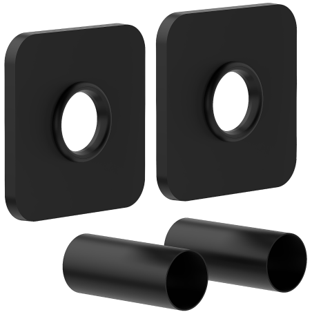 Mexen Uni-Term S maskovací sada pro radiátor, černá - W909-000-70