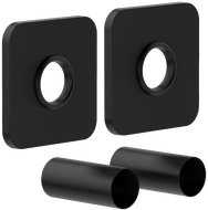 Mexen Uni-Term S maskovací sada pro radiátor, černá - W909-000-70