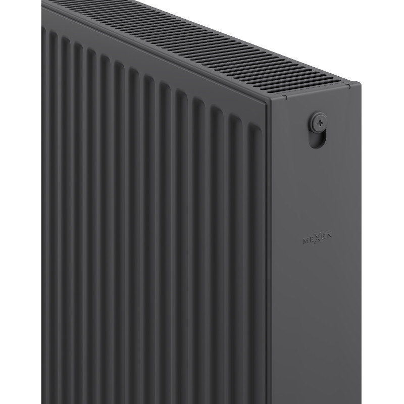 Mexen C22 doskový radiátor 600 x 1800 mm, bočné pripojenie, 2975 W, antracit - W422-060-180-66