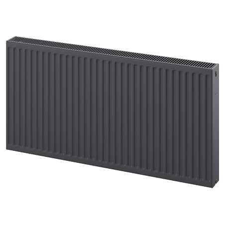 Mexen C22 panelový radiátor 600 x 3000 mm, boční připojení, 4958 W, antracit - W422-060-300-66