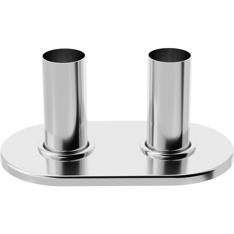 Mexen Uni-Term R dvojitá maskovacia sada na radiátor, chróm - W905-000-01