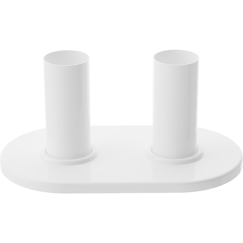 Mexen Uni-Term R dvojitá maskovacia sada na radiátor, biela - W905-000-20