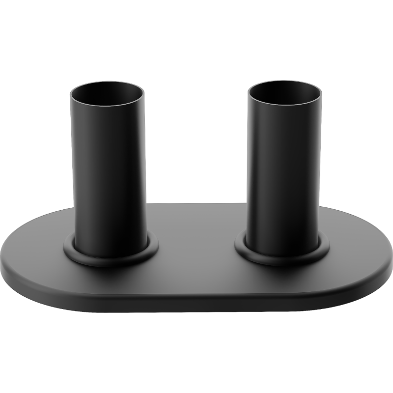 Mexen Uni-Term R dvojitá maskovacia sada na radiátor, čierna - W905-000-70