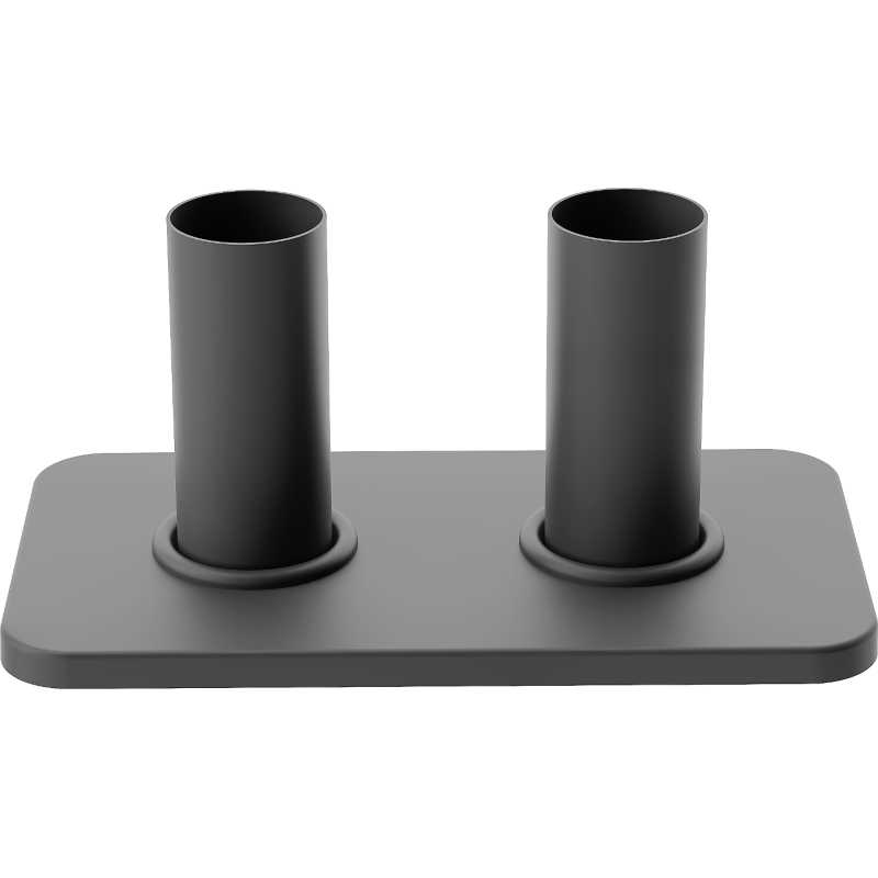 Mexen Uni-Term S sada na maskovanie radiátora dvojitá, antracit - W910-000-66