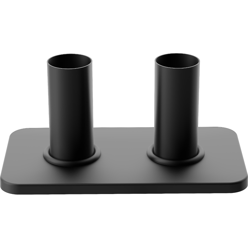 Mexen Uni-Term S dvojitá maskovacia súprava na radiátor, čierna - W910-000-70