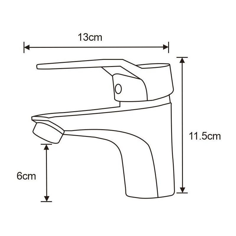 Mexen Caro batéria umývadlová, chróm - 746600-00