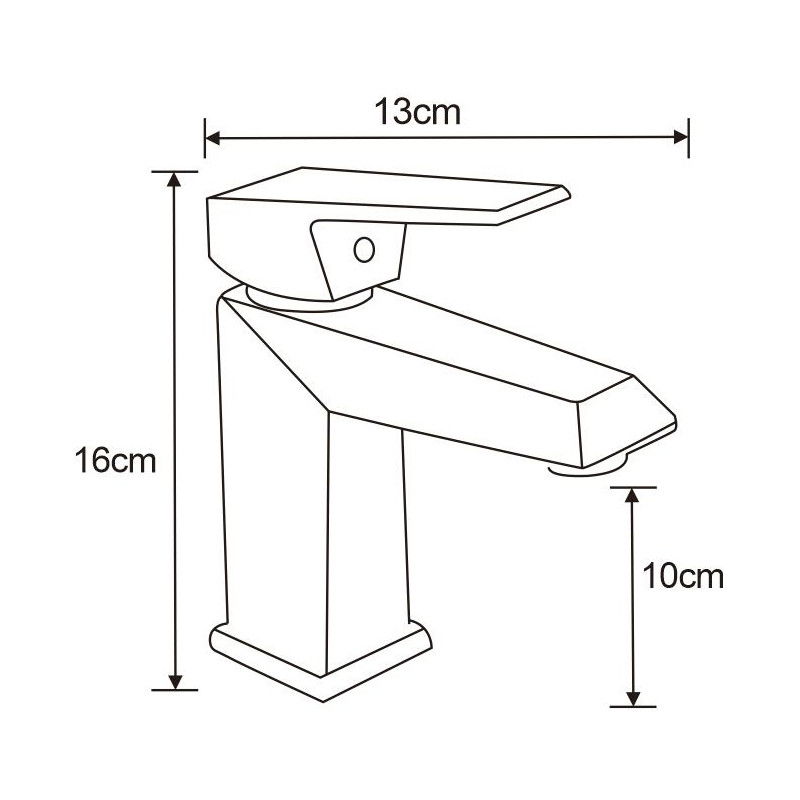 Mexen Zila batéria umývadlová, čierna - 746800-70
