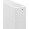Mexen CL33 Ploché radiátorové teleso 900 x 500 mm, bočné pripojenie, 1500 W, biele - W433L-090-050-00