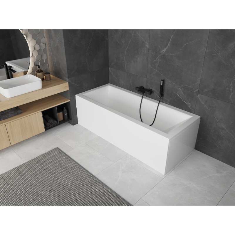 Mexen Uni predný panel 130 cm do obdĺžnikovej vane, biely - 55099-130