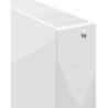 Mexen Flat CF33 radiátor platňový 400 x 1500 mm, bočné pripojenie, 2372 W, biely - W433F-040-150-00
