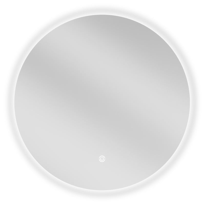 Mexen Erg podsvietené kúpeľňové zrkadlo, okrúhle 50 cm, LED 6000K, anti-pára - 9823-050-050-611-00