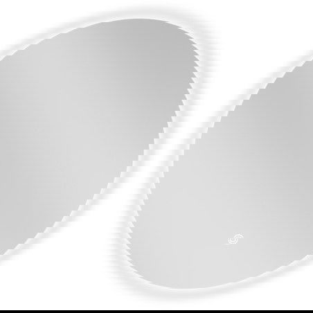 Mexen Erg osvetlené kúpeľňové zrkadlo, okrúhle 50 cm, LED 6000K, antizahmlievacie - 9823-050-050-611-00