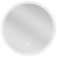 Mexen Erg kúpeľňové zrkadlo s osvetlením, okrúhle 50 cm, LED 6000K, proti zahmlievaniu - 9823-050-050-611-00