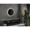 Mexen Erg kúpeľňové zrkadlo s osvetlením, okrúhle 50 cm, LED 6000K, proti zaroseniu - 9823-050-050-611-00